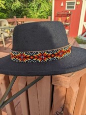 Western Seed Beaded Hat Band
