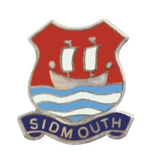Sidmouth Devon Crest Small Pin