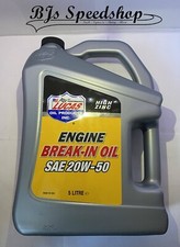 20w50 Break in Lucas Racing