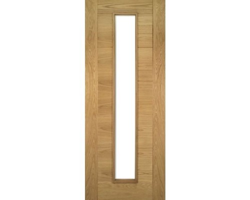 Flush prefinished oak glazed - prefinished,