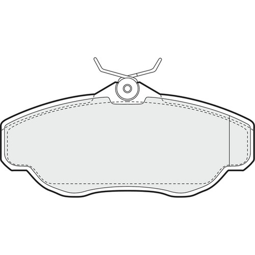 Brake pads set for - set, land
