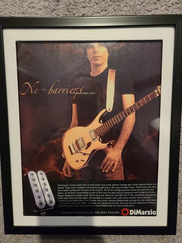 Framed joe satriani - framed, signature