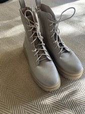 M&S Beige Cream Lace-up Zip-up