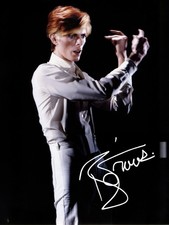 David Bowie Signed Autograph