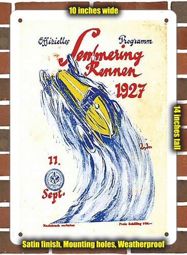 Metal sign 1927 semmering - -,