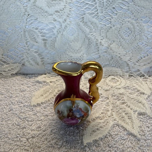 Reine limoges miniature jug - la,