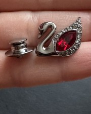 Genuine Swarovski Swan Pin