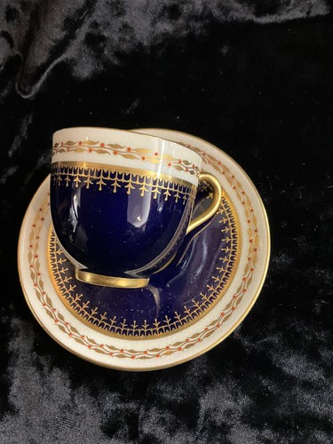 Royal worcester gilded cobalt - royal,