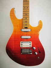 Rare Cort G-LTD 16 JSS SSH Alder Body Flame Maple 6 String Electric Guitar