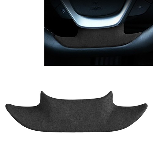 Suede steering wheel lower - steering,