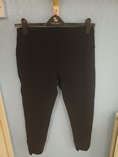 TU Black Polyester Trousers