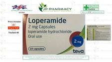 Loperamide 2mg Caps - Treats Sudden Acute Diarrhoea & IBS, EXP 07/2027
