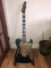 Fender MIJ Super Deluxe Thinline Telecaster 2020 - Sherwood Green Metallic