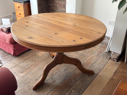 Classic pine circular dining - pine,