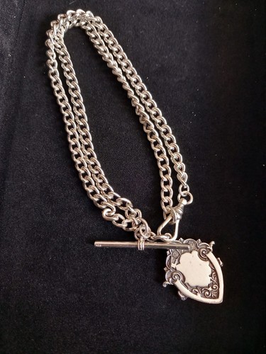 Sterling silver albert chain - albert,