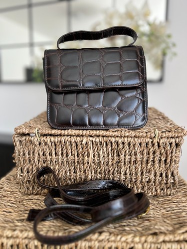 Clarks croc leather mini - croc,
