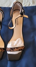 Guess Leopard Print Sling Back