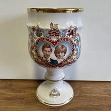 Palissy Royal Worcester Goblet Royal Wedding Goblet Prince Charles & Lady Diana