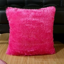 16" 18" 20" 22" 24" Velvet Plain Cushion Covers Pillow Cases Home Sofa Decor UK