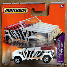 Matchbox VW Volkswagen Type 181 182 Jungle Thing Trekker - black & white