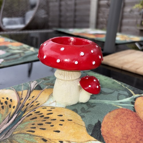 Cute toadstool design tealight - design,