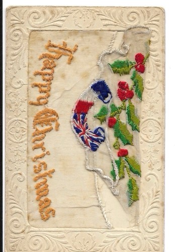 Antique silk embroidered - antique,