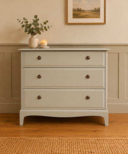 Stag grey painted - grey, wood