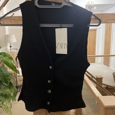 Zara Small Black Waistcoat /