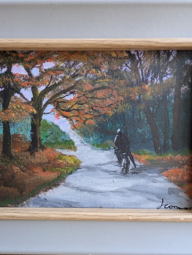 Original framed landscape - original,