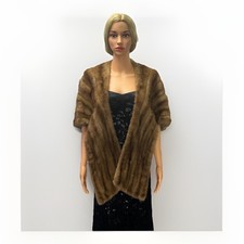 Vintage Real Mink Fur Stole