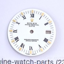 Genuine Rolex Datejust 34mm Gents Date 15203 15233 White Gold Dial Cal 3135 3035