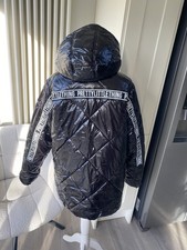 PLT GLOSSY BLACK PVC PUFFER
