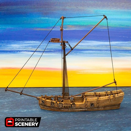 Gaming terrain sloop - terrain,
