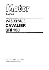 Vauxhall Cavalier SRi 130 1987
