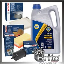 SERVICE KIT for Renault Clio 1.2 Turbo TCe 100 MK3 - Bosch Full Filters & 5l Oil