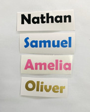 PERSONALISED Vinyl Name 4x