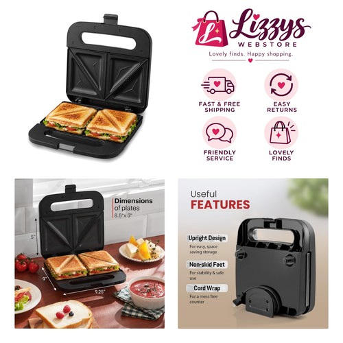 Efficient slice panini grill - efficient,