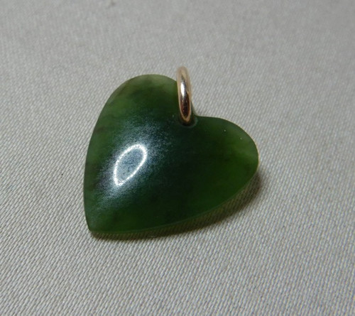 Antique small greenstone jade - small,