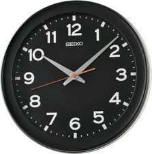 Seiko Wall Clock with Black
