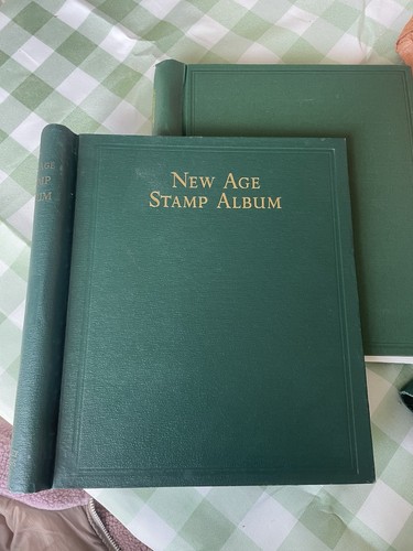 Three antique stamp collecting - three,