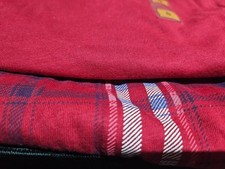 M&S Woman Red Cotton Check