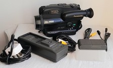Panasonic NV-S20B Vintage VHS-C Camcorder, Charger & Battery - Working Order