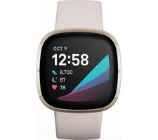 Fitbit Sense Smartwatch - Activity Tracker - FB512 - Lunar White