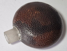 Unusual leather clad miniature - leather,