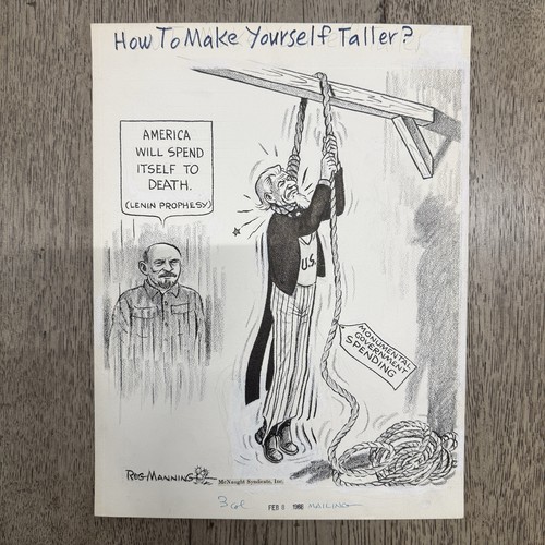 Reg manning original cartoon - reg,