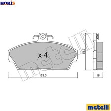 BRAKE PAD SET DISC BRAKE