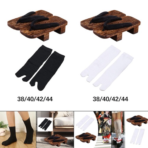 Japanese wooden clogs with - wooden,