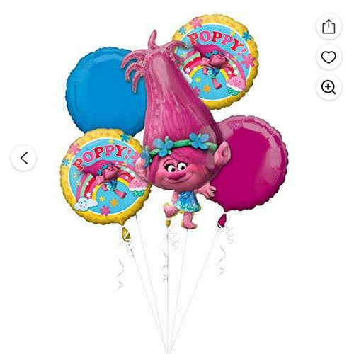 New trolls poppy birthday - new,