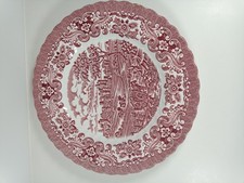 3 X Olde Country Castles Hostess Tableware Pink Plates 26cm
