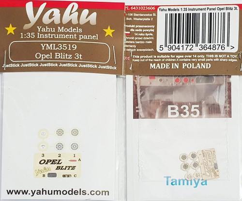 Yahu models yml3519 opel - yahu, 1:35